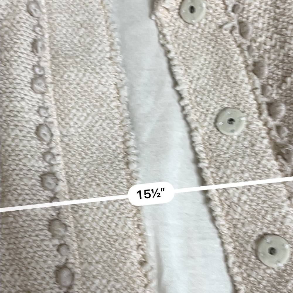 Rebecca Taylor Boucle pale pink jacket Size 4 - Picture 6 of 7